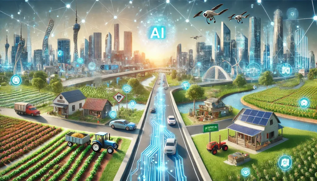Urban Rural Development AI-Driven Innovations Bridging Urban-Rural Development